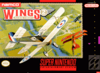 Wings 2 Aces High Super Nintendo  box art